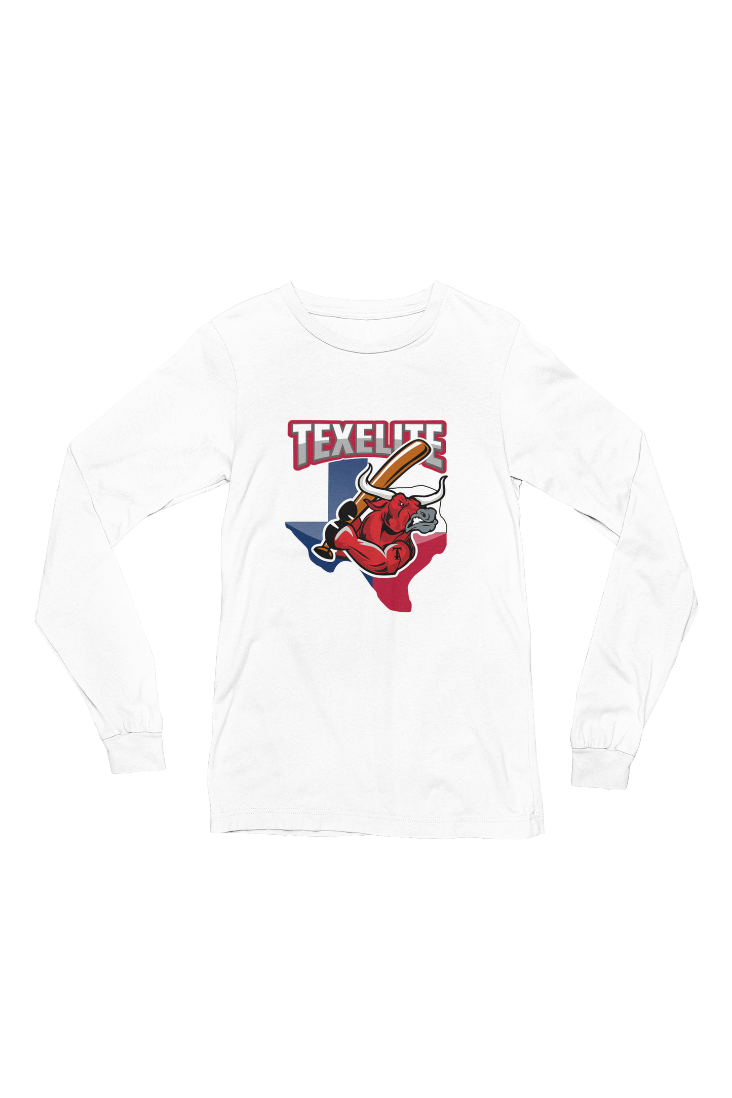 Texelite Bull Logo - Long Sleeve Performance Shirt