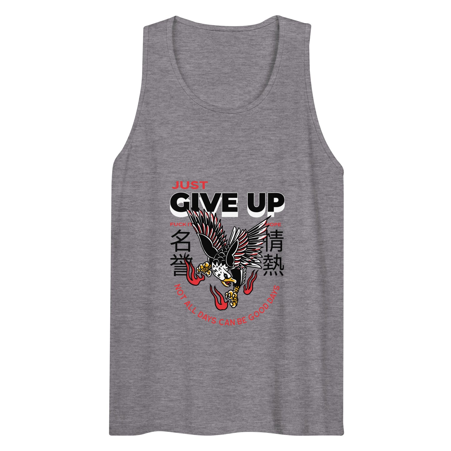 Give Up Tank Top - Fire Eagle