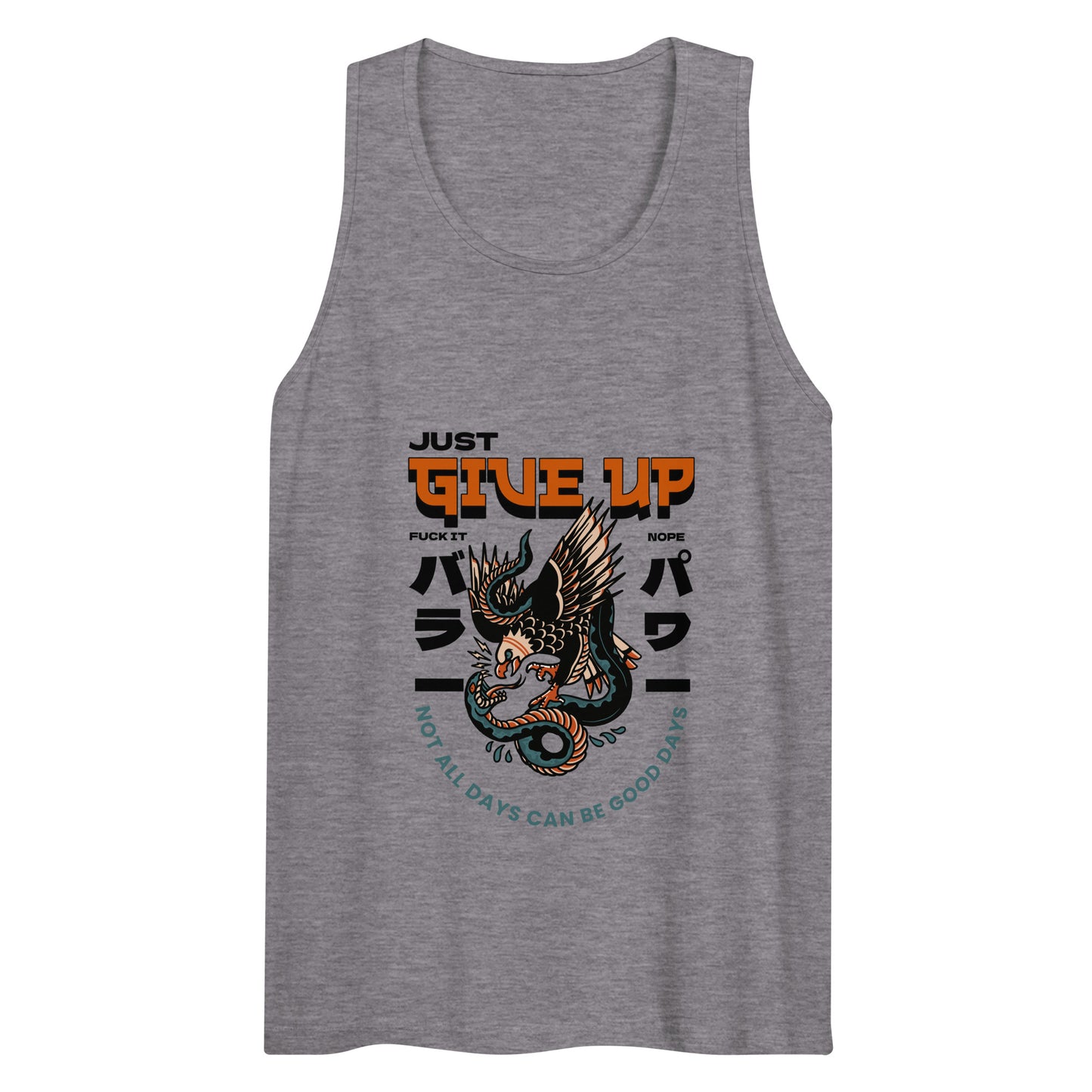 Give Up Tank Top - Eagle Snake