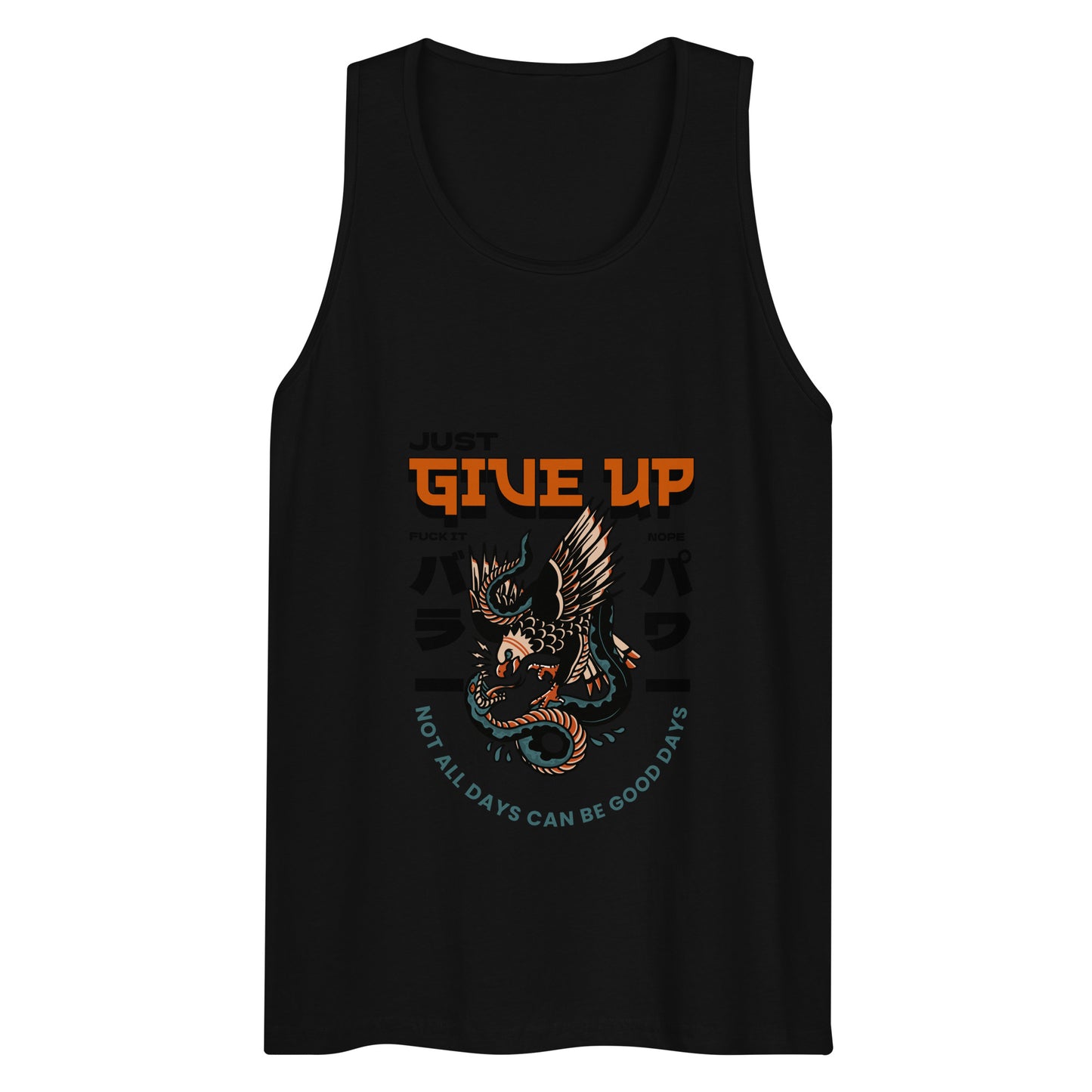 Give Up Tank Top - Eagle Snake