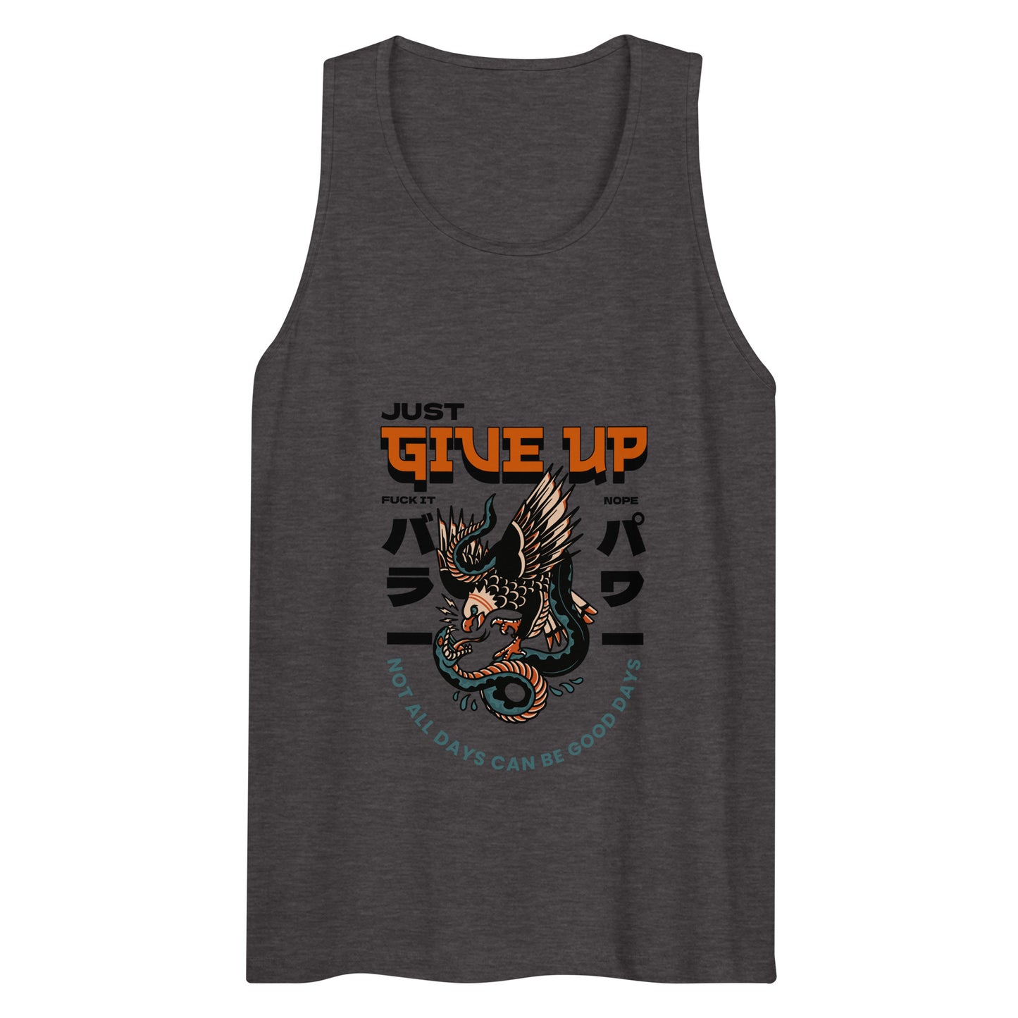 Give Up Tank Top - Eagle Snake