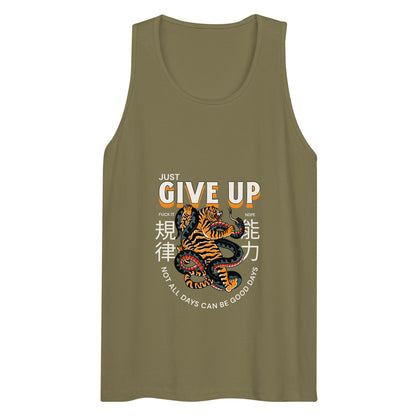 Give Up Tank Top - Tiger Snake