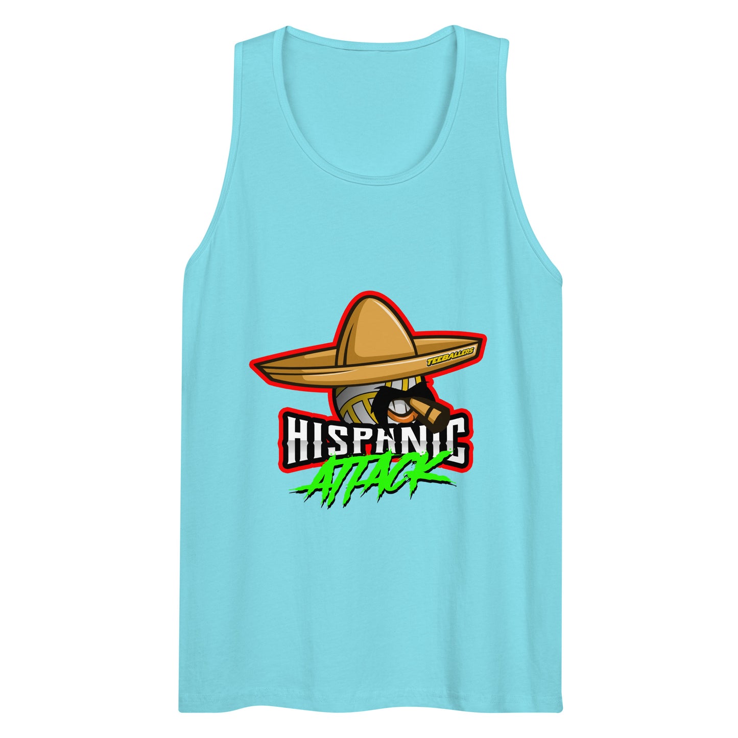 Team Hispanic Attack -Teeballers Tank Top