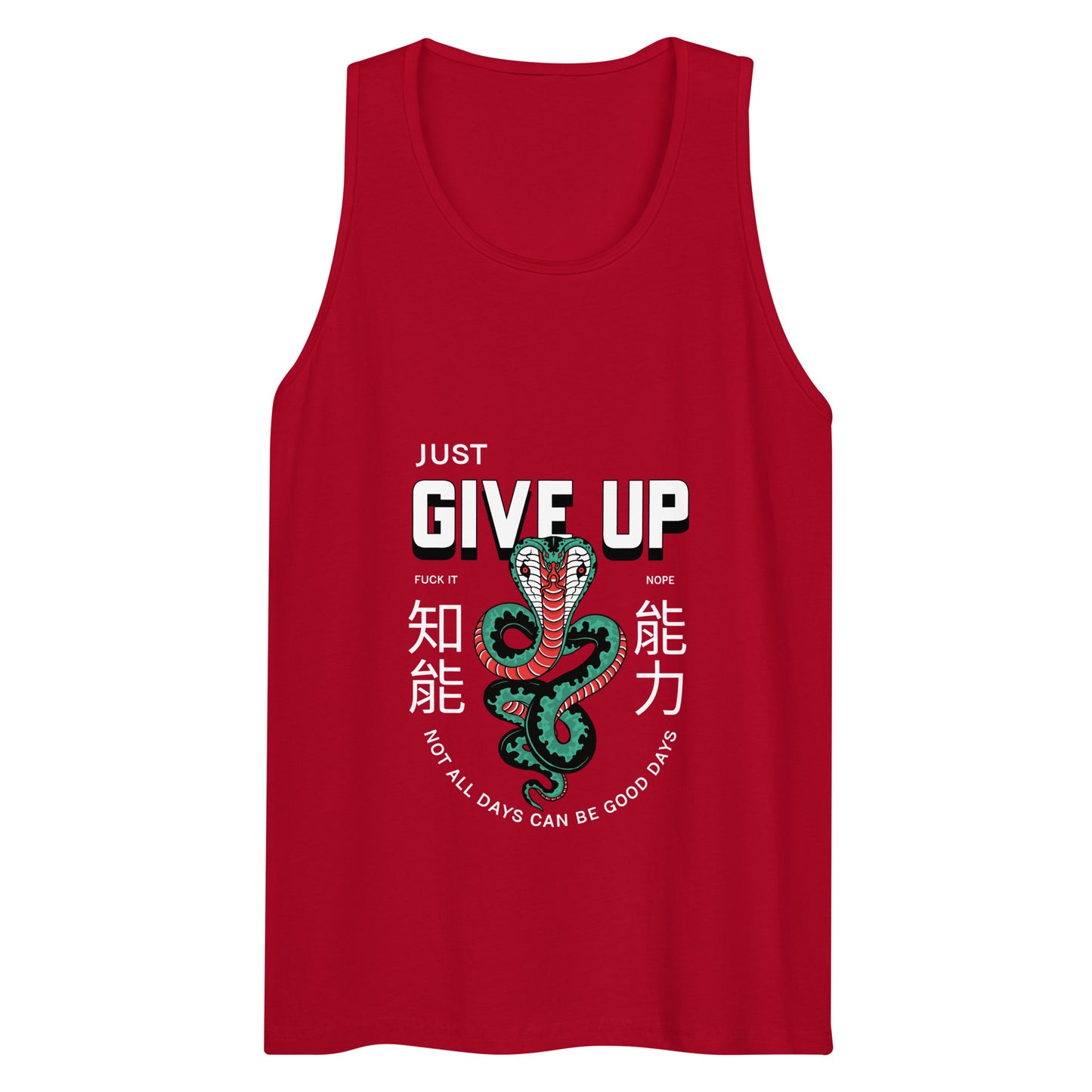 Give Up Tank Top - Cobra