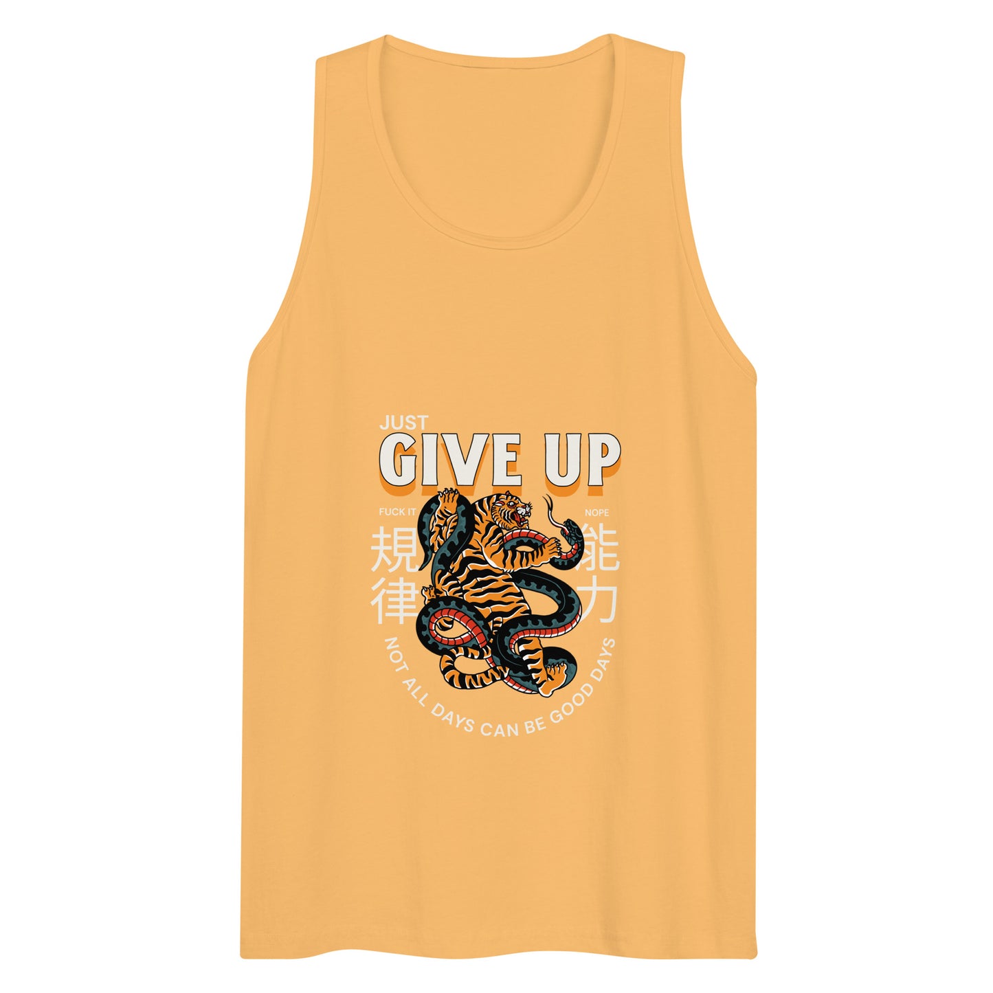 Give Up Tank Top - Tiger Snake