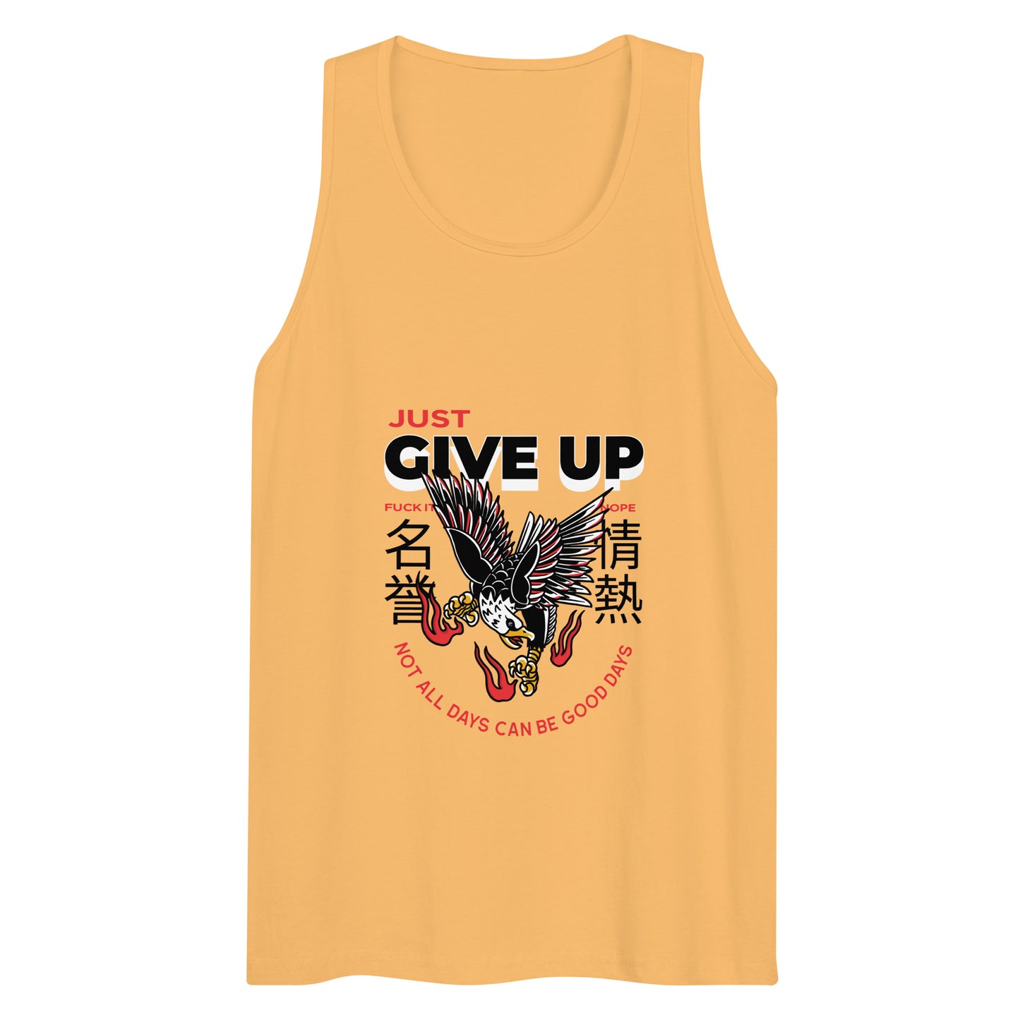 Give Up Tank Top - Fire Eagle