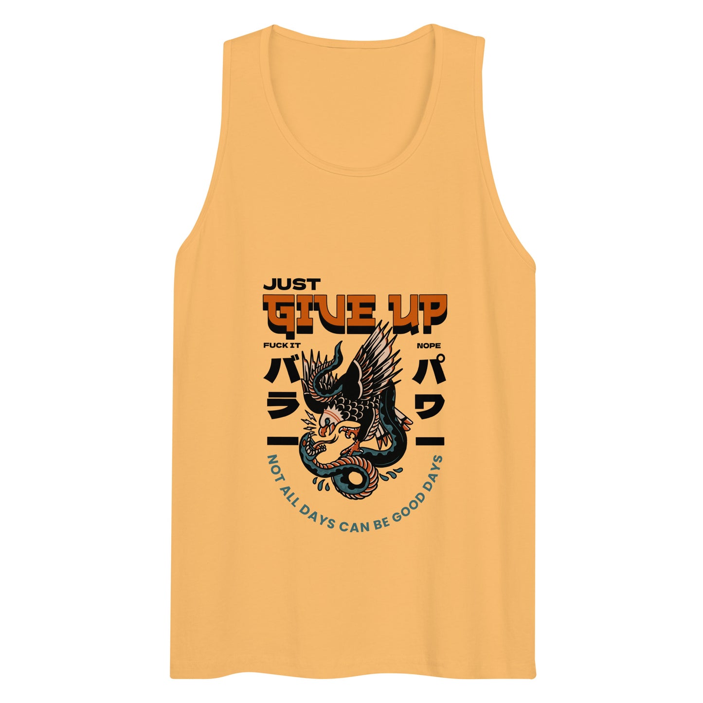 Give Up Tank Top - Eagle Snake