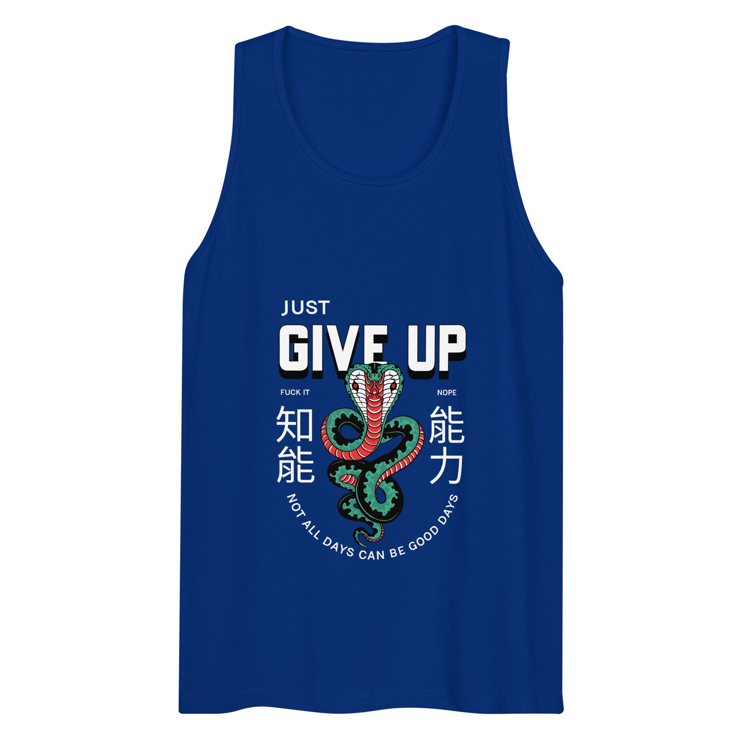 Give Up Tank Top - Cobra