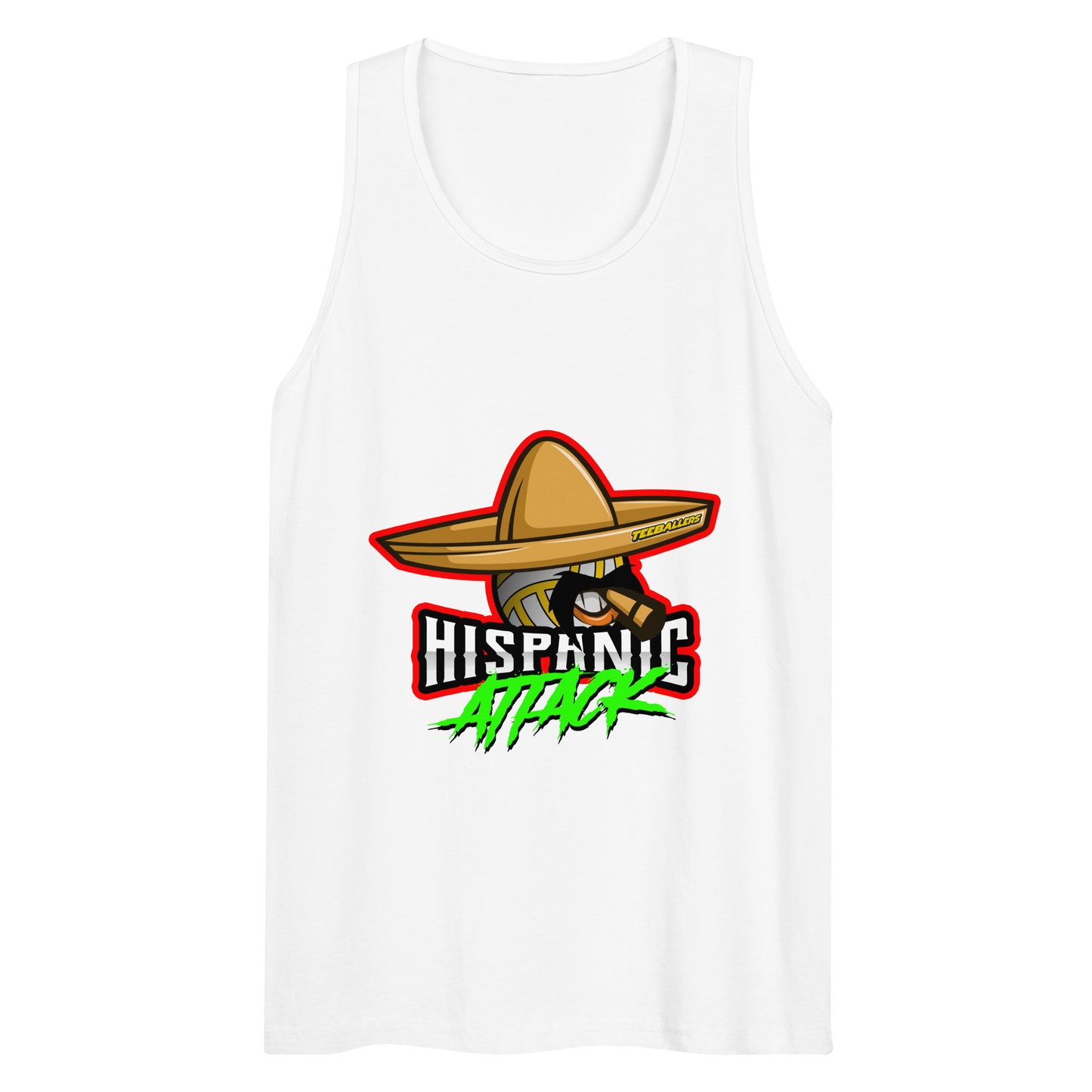 Team Hispanic Attack -Teeballers Tank Top