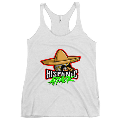 Team Hispanic Attack - Women's Racerback Tank Top