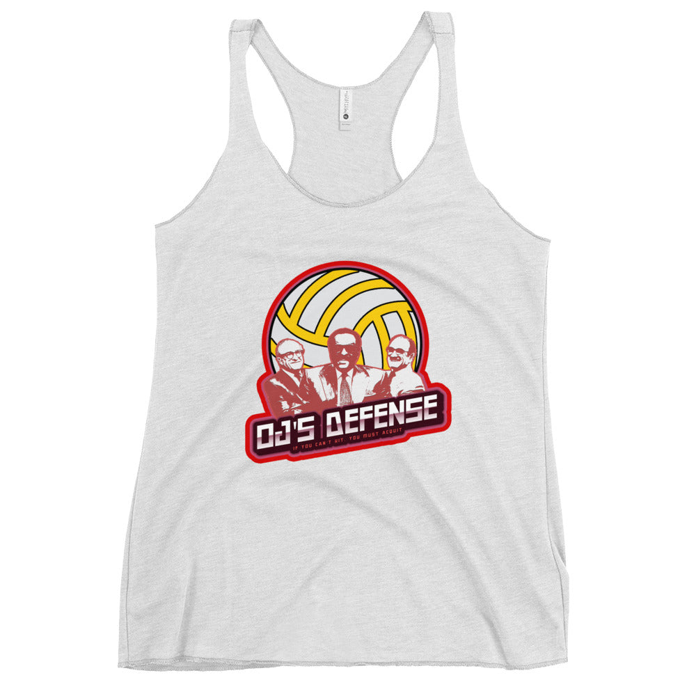 Team OJ's Defense - Women's Racerback Tank