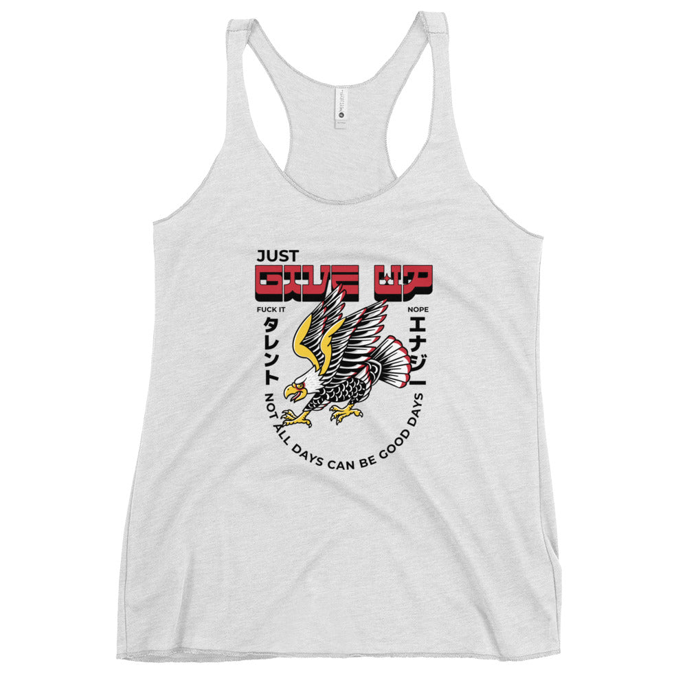 Give Up Tank Top - Eagle One - Women's Racerback