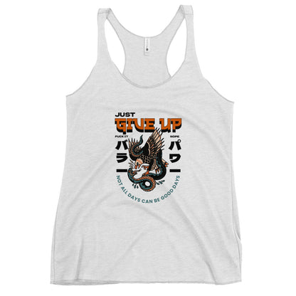 Give Up Tank Top - Eagle Snake - Women's Racerback