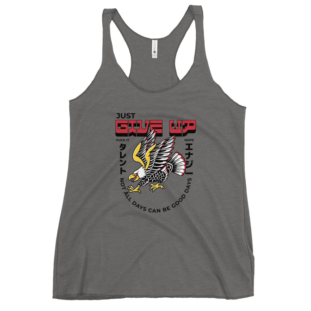 Give Up Tank Top - Eagle One - Women's Racerback