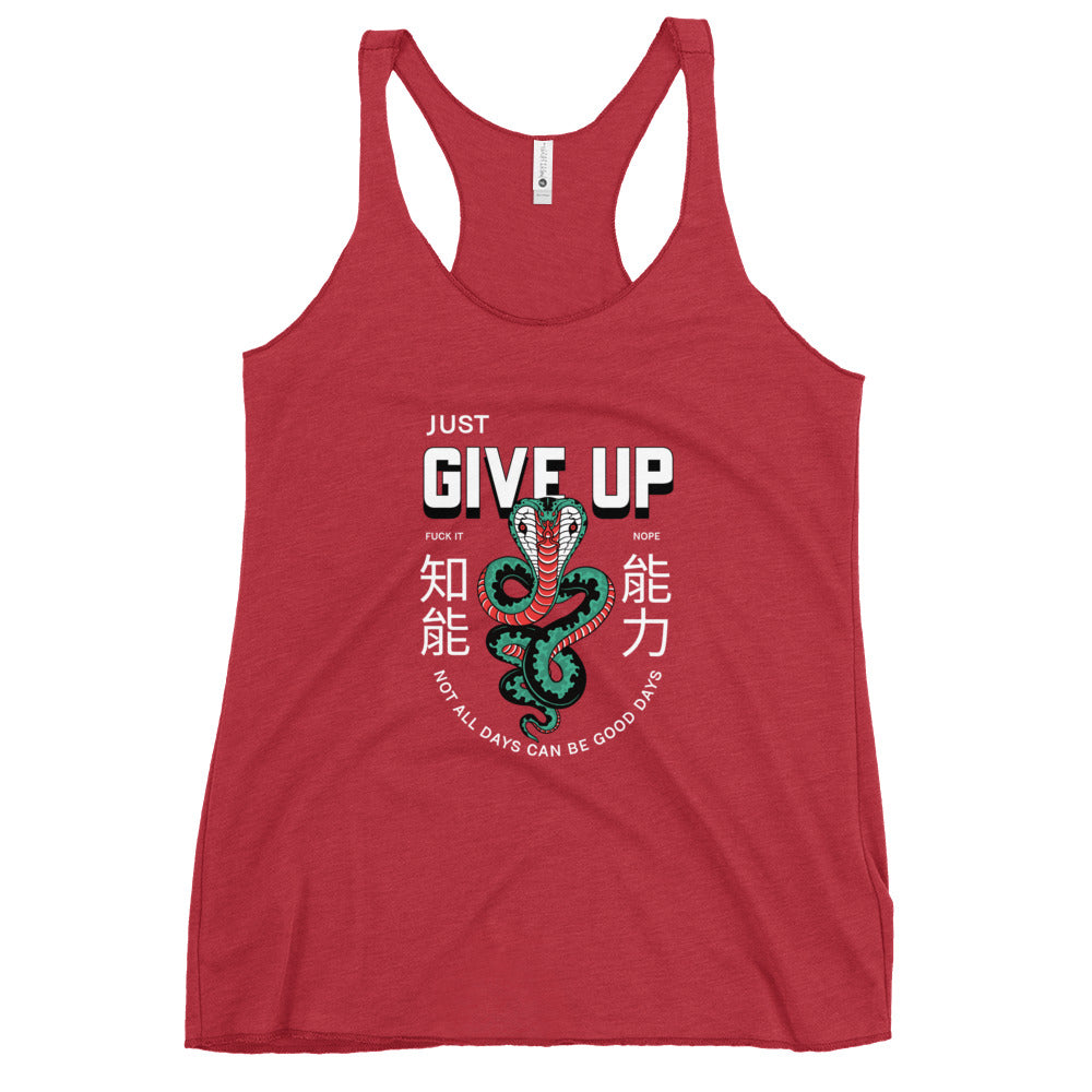 Give Up Tank Top - Cobra - Women's Racerback