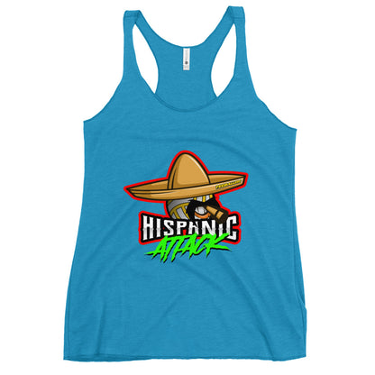 Team Hispanic Attack - Women's Racerback Tank Top