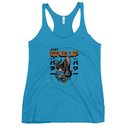 Give Up Tank Top - Eagle Snake - Women's Racerback